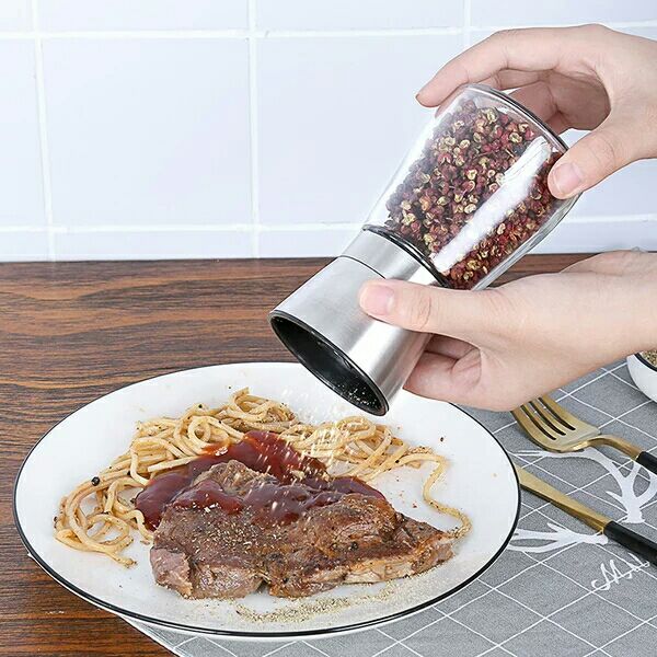 Stainless Steel Pepper Grinder