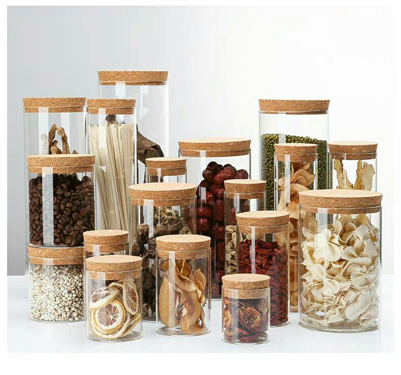 High Borosilicate Glass Storage Jar