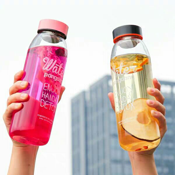 Glass Water Bottle with Sleeve