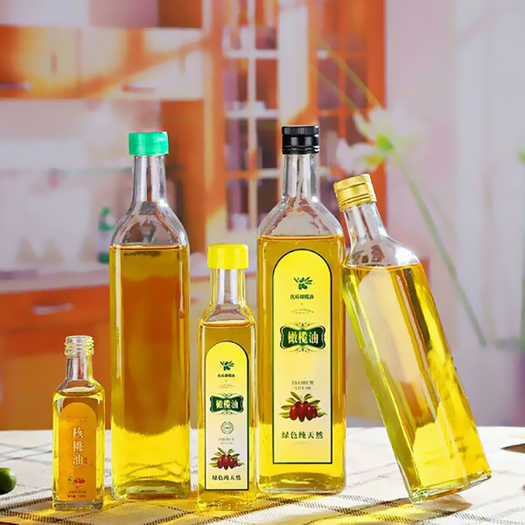 Clear Olive Oil Bottle