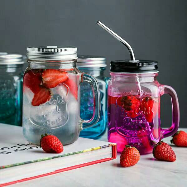 Mason Jar with Handle