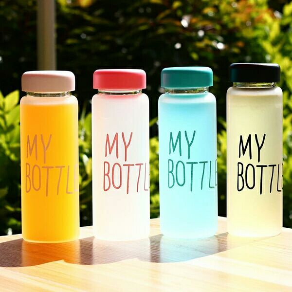 Glass Water Bottle