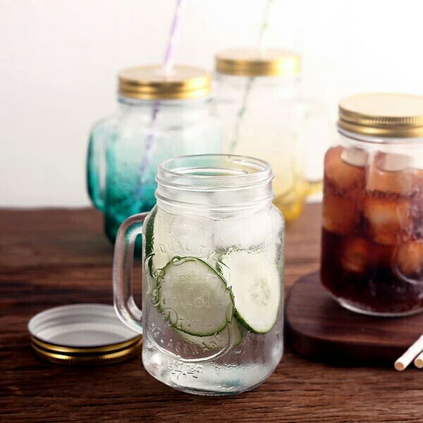 Mason Jar with Handle