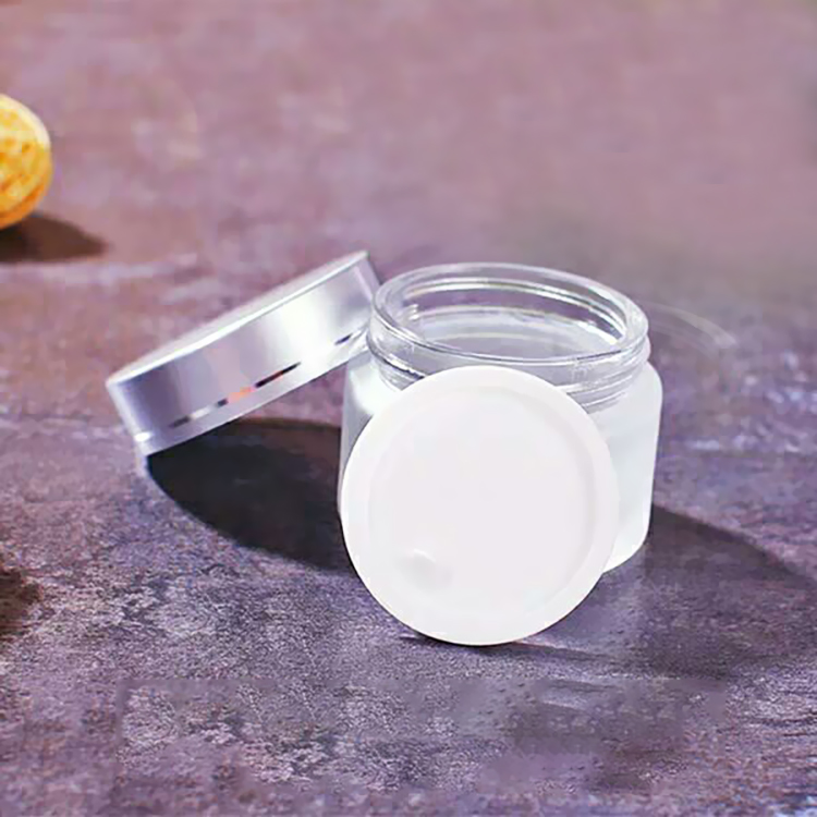 Frosting Glass Cosmetic Jar