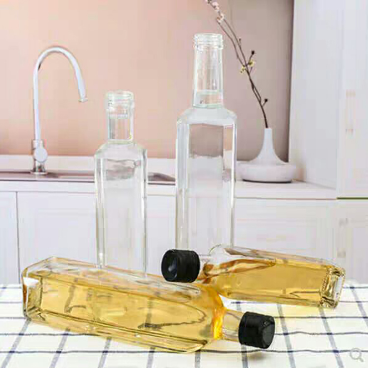 Clear Olive Oil Bottle