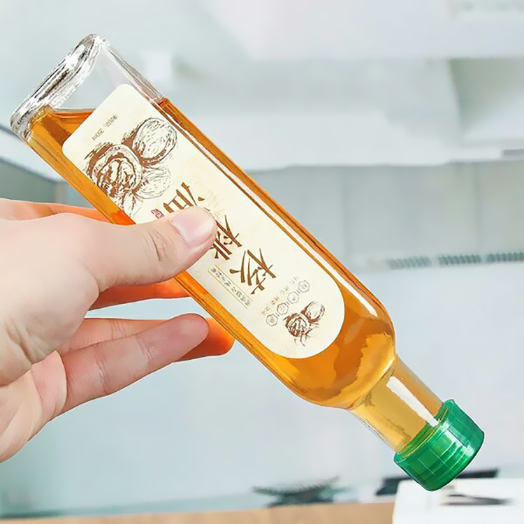 Clear Olive Oil Bottle