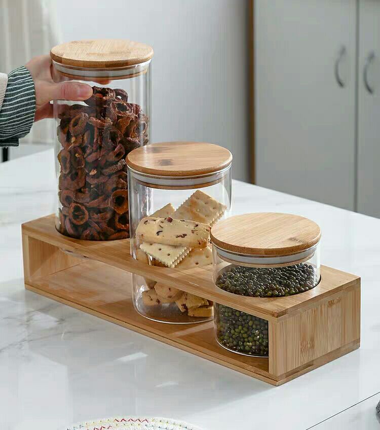 High Borosilicate Glass Storage Jar