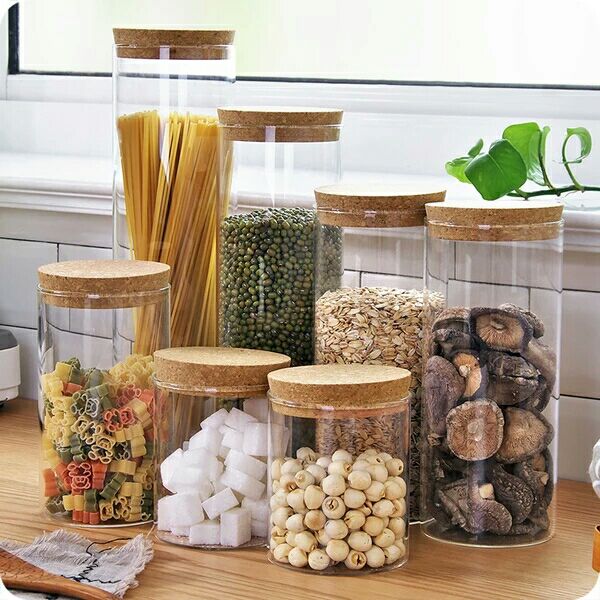 High Borosilicate Glass Storage Jar