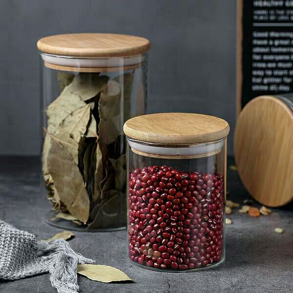 High Borosilicate Glass Storage Jar