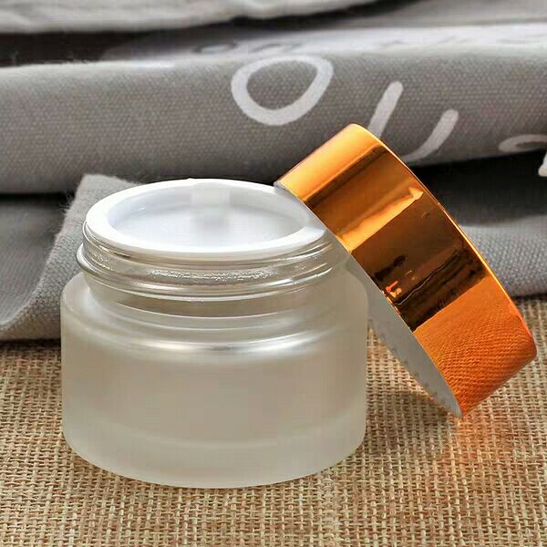 Frosting Glass Cosmetic Jar