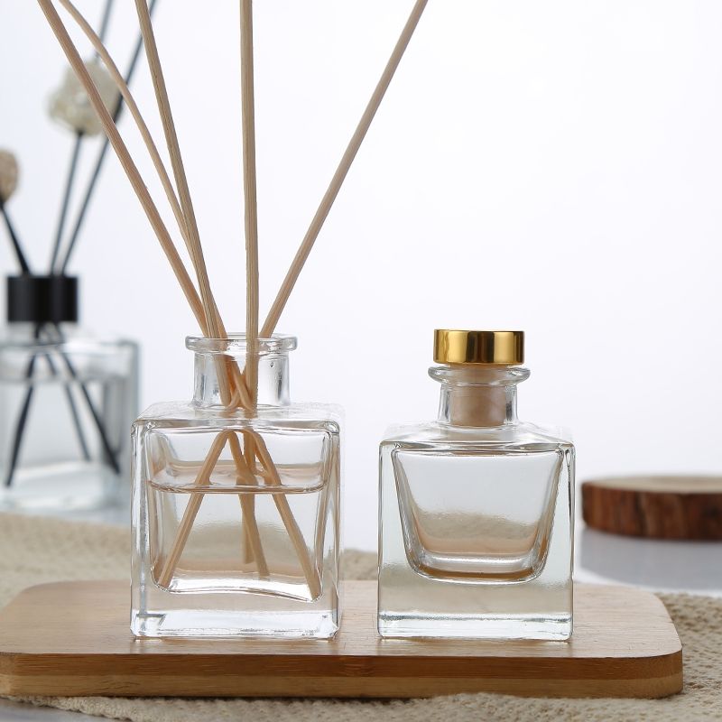 Square Glass Diffuser Bottle