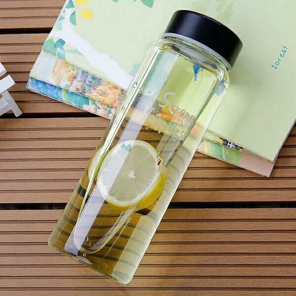 Glass Water Bottle