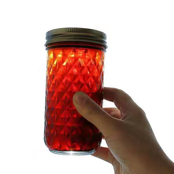 Glass Pickle/Caviar Bottle