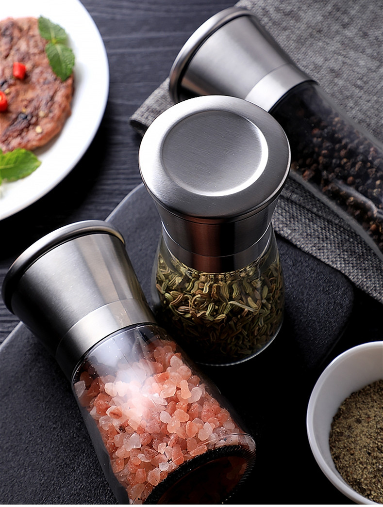 Glass Salt and Pepper Grinder