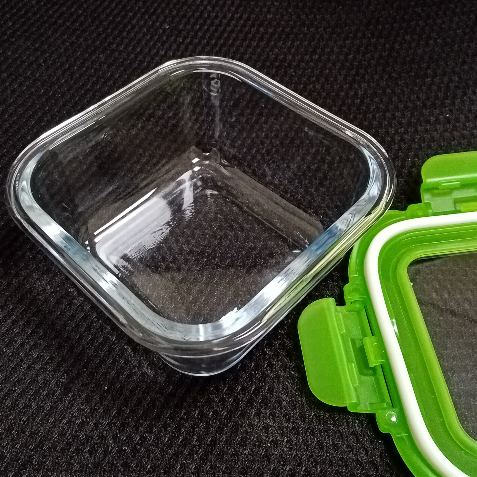 Factory Produced Square Toughened Lunch Box