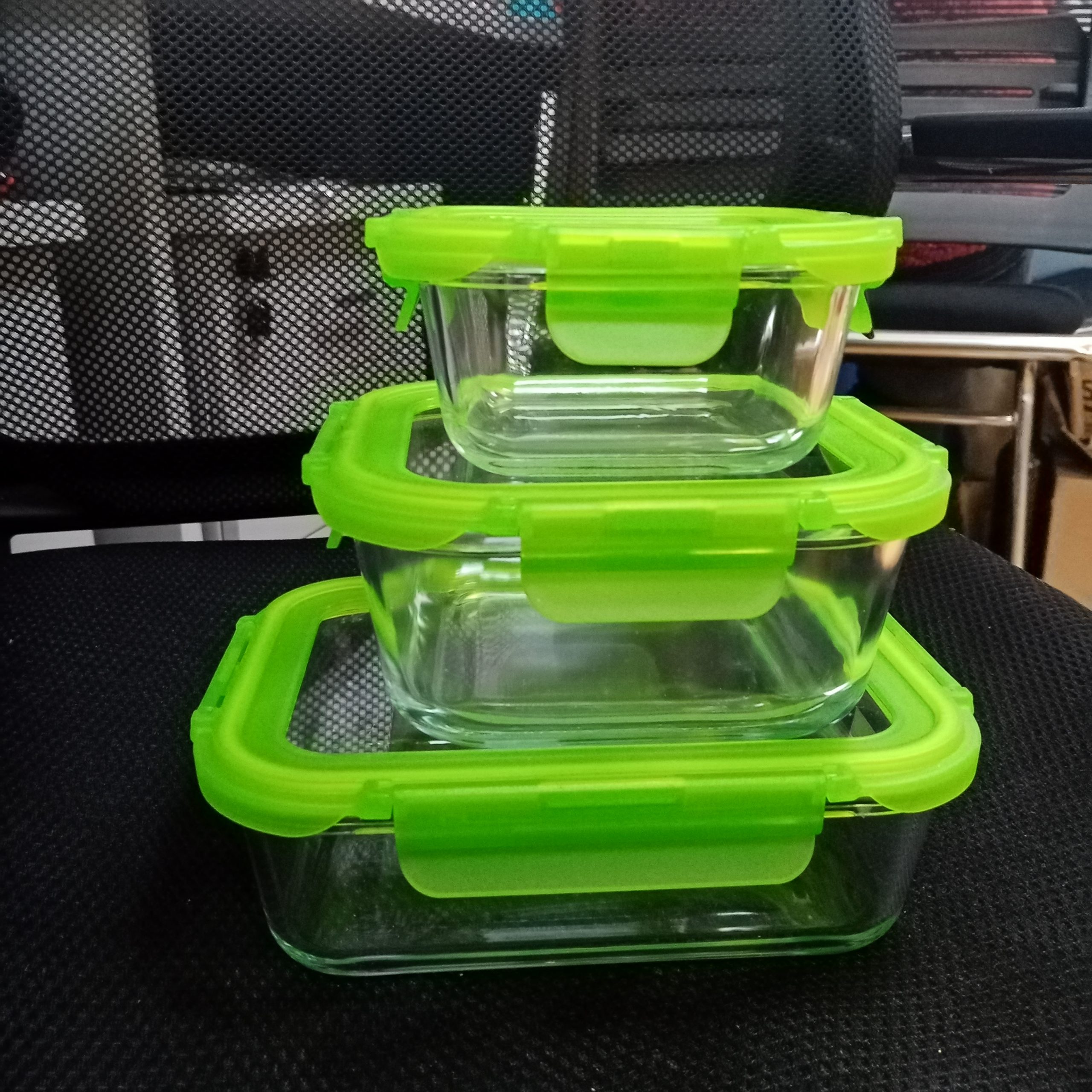 Factory Produced Square Toughened Lunch Box